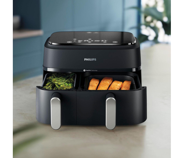 Philips Outlet Ovi NA351/00 Dual Basket Airfryer seria 3000 - 1562250 - zdjęcie 4
